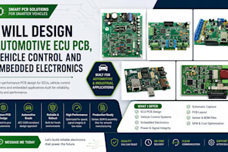 design automotive ecu pcb, vehicle control and embedded electronics