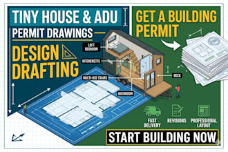 design tiny house and adu plans for building