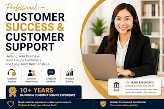 provide professional customer success and customer support
