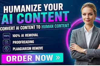 manually humanize ai content, rewrite and edit ai generated text