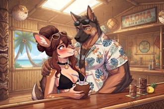 draw custom character furry or fursona your personily