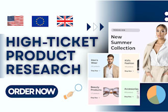 shopify high ticket product research winning product shopify dropshipping store