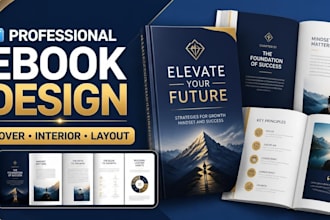 design a professional ebook cover and interior