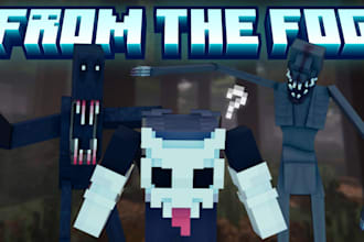 make a minecraft youtube thumbnail