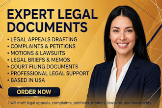 be your civil lawyer for defamation, motions, complaints and lawsuits