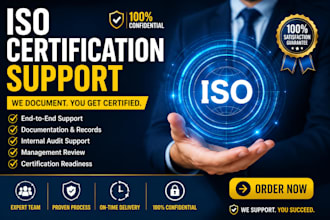 prepare iso 9001, iso 45001, iso 14001 and iso 27001 for certification