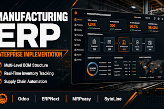 setup mrpeasy epicor kinetic syspro odoo plex systems syteline erpnext aptean