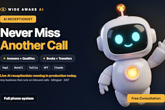 build an ai voice agent or ai receptionist to answer your business calls