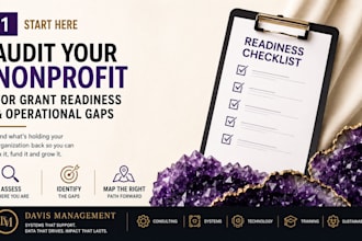 audit your nonprofit for grant readiness and operational gaps