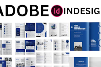 design a clean and professional brochure or booklet