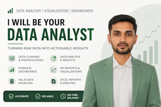 be your data analyst for data analysis and visualization