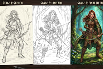draw your dnd rpg character