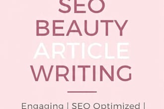 write beauty and skincare blog articles