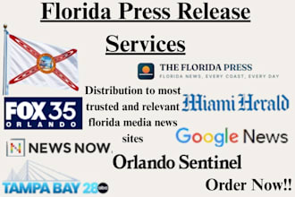write and distribute florida press release to most trusted florida media outlets