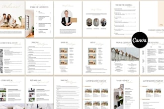 design real estate buyer guide, seller guide, listing presentation marketing PDF