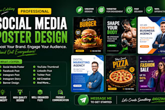 design professional social media flyer