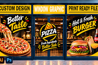 professional eye catching storefront shopfront and window graphics