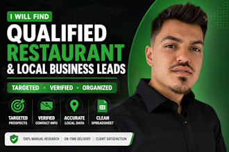 find qualified restaurant and local business leads