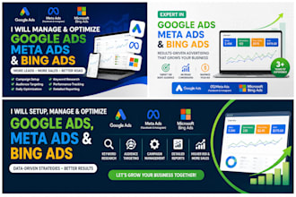 be your google ads, meta ads and microsoft ads expert