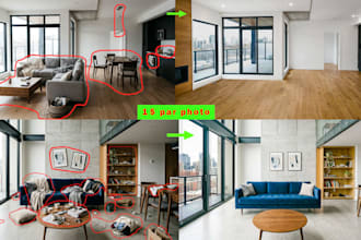 do real estate photo editing flambient hdr,