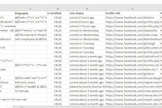 extract facebook group members