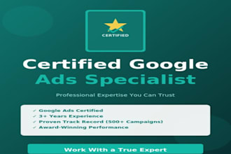 be your google ads expert and PPC manager adwords campaign