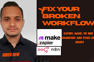 fix your broken zapier, make, or n8n automation