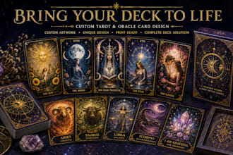 design perfect tarot cards and oracle cards for you