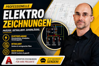 create electrical drawings, schematics, wiring diagrams and circuit plans