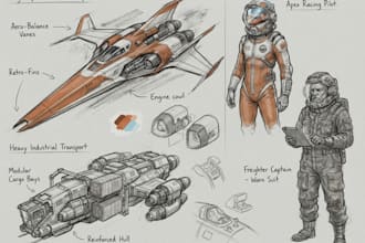 do sci fi spaceship design
