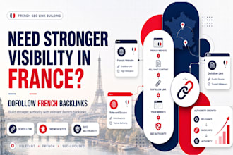 build high quality dofollow french backlinks for local SEO