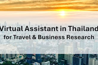 be your virtual assistant for travel and business research