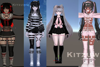 create and upload you a custom vrchat avatar