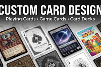 design custom cards, playing cards, and professional card deck