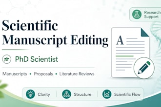 edit and improve scientific manuscripts and research proposals