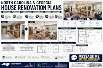 draw north carolina and georgia house renovation plans