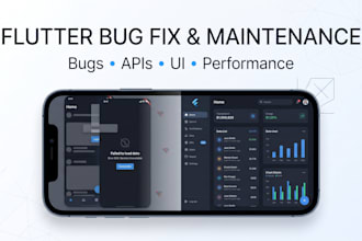 fix bugs and improve your flutter app for android and ios