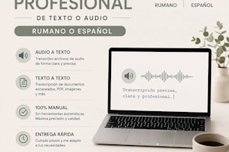 transcribe romanian and spanish audio or videp