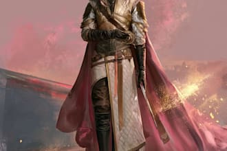 create a fantasy rpg character portrait