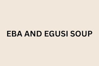 amala and egusi soup