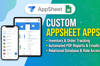 build custom appsheet apps and workflow automations