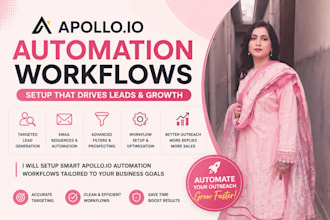 setup apollo io automation workflows for your business