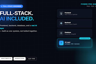 full stack devops revops for security audit frontend backend database automation