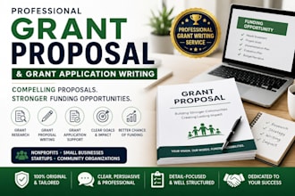 write a winning grant proposal and professional grant application