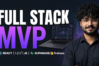 build a full stack saas mvp web app for your startup