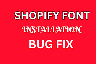 do shopify font installation, shopify store expert