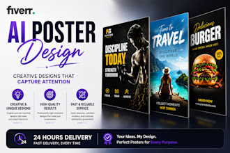 design professional ai posters for your business