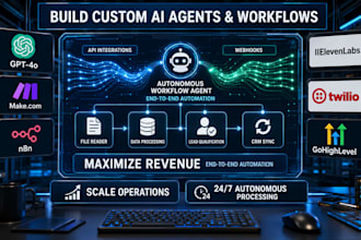 build custom ai agents and autonomous workflow automation