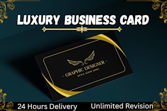 design modern luxury business card