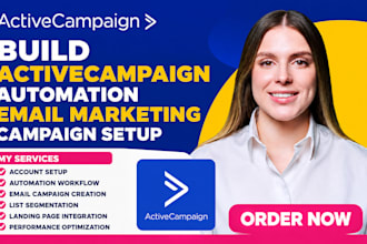 setup build activecampaign automation email marketing campaign activecampaign